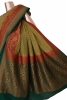 Handloom Contrast Banarasi Georgette Silk Saree